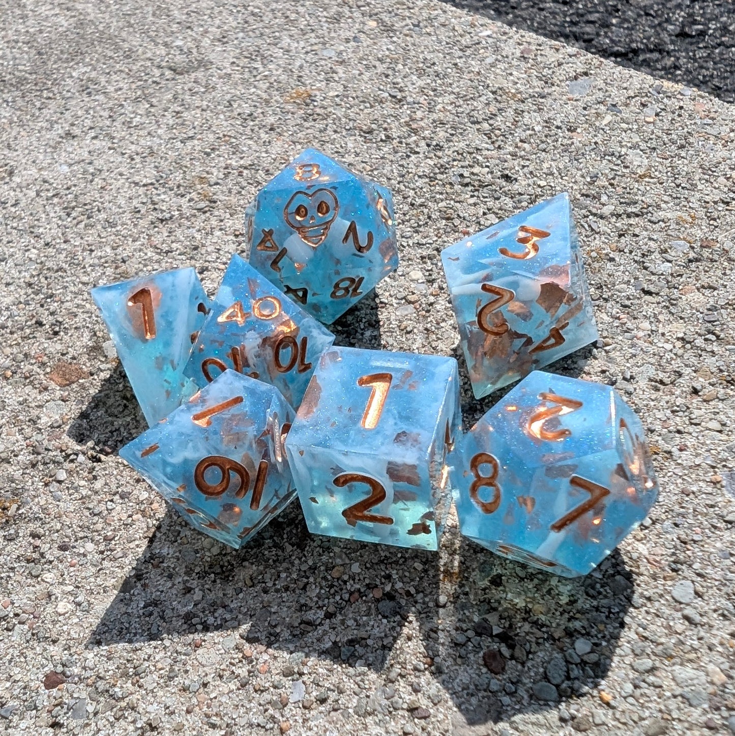 Celestial Musings - 7-Piece Dice Set