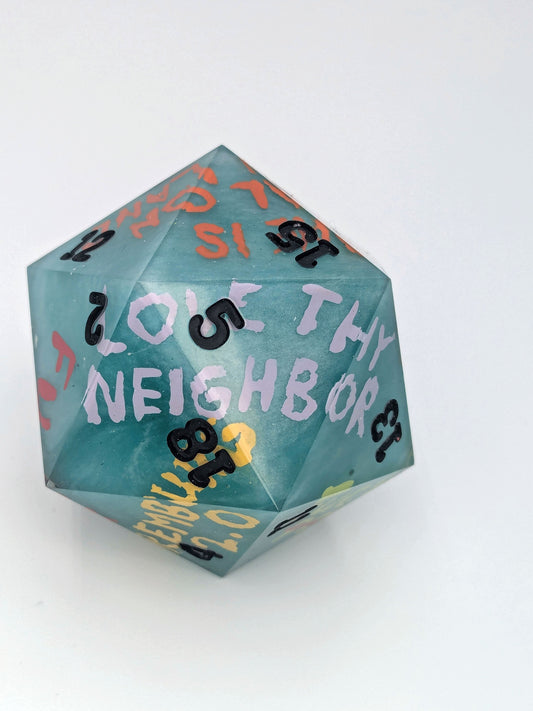 ICE Out Protest Chonk #2 - 55mm d20