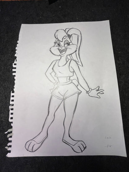 Illustrations from College Humor Sketch - Signed by Kait Thompson