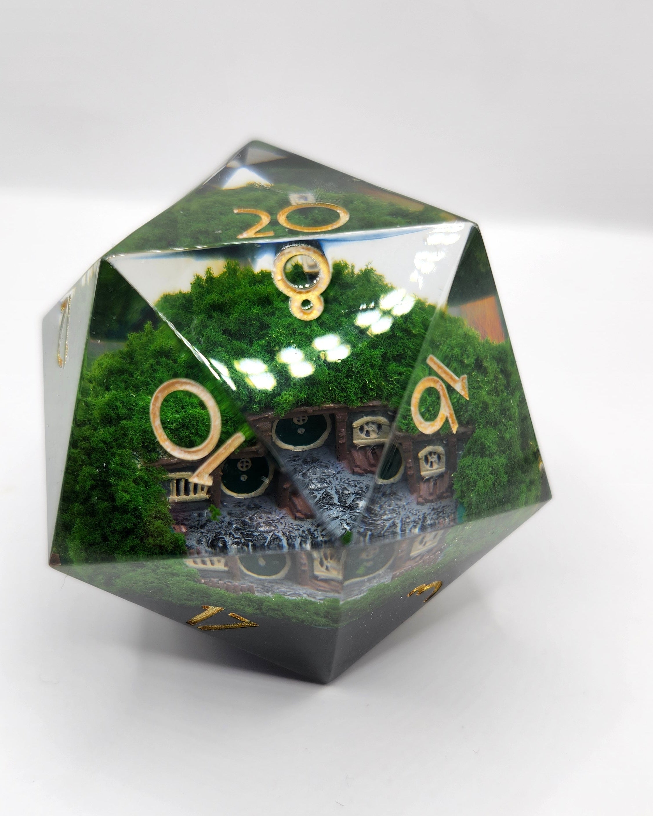 In a D20 There Lived a Hobbit - 60mm d20