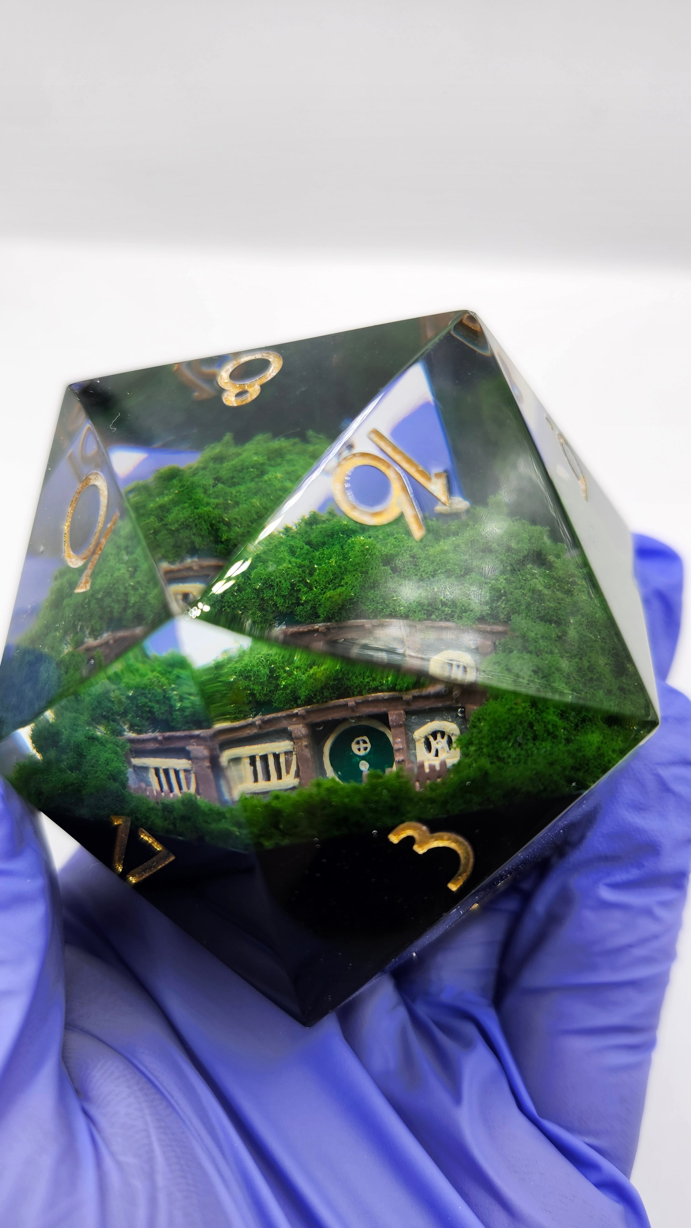 In a D20 There Lived a Hobbit - 60mm d20