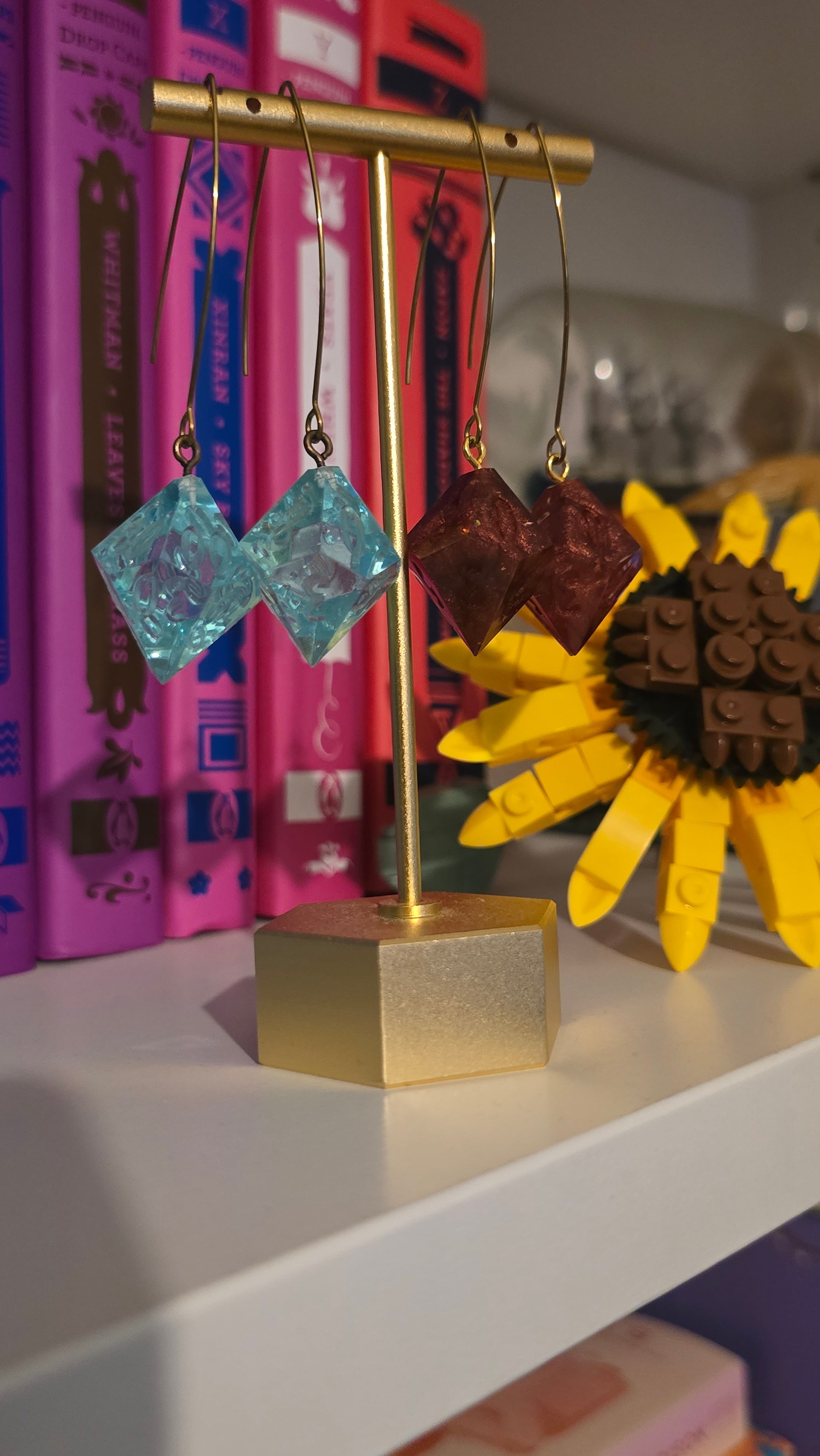 Fire Beats Ice - Dice Earrings Set