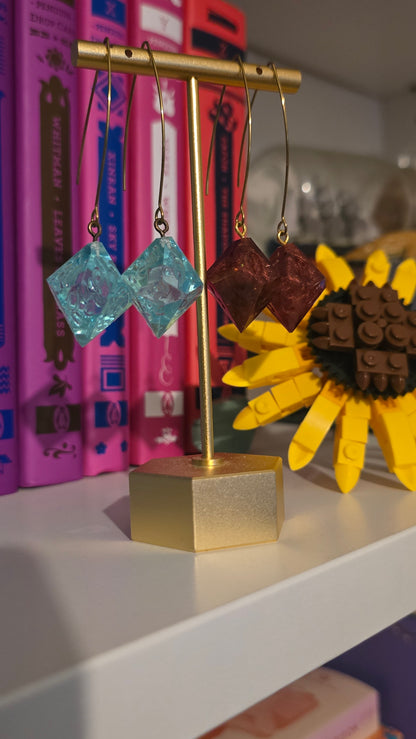 Fire Beats Ice - Dice Earrings Set