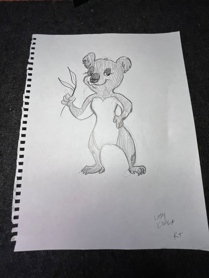 Illustrations from College Humor Sketch - Signed by Kait Thompson