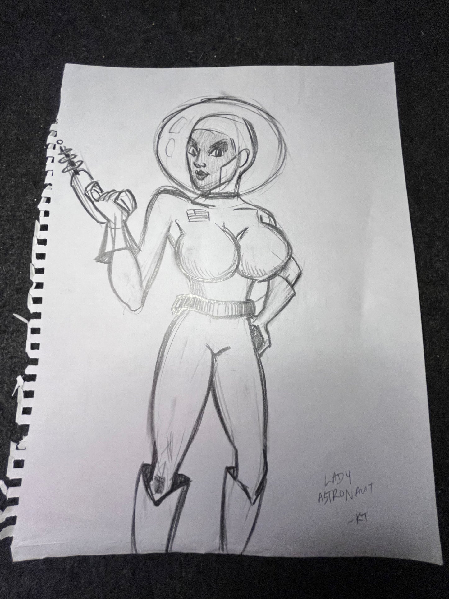 Illustrations from College Humor Sketch - Signed by Kait Thompson