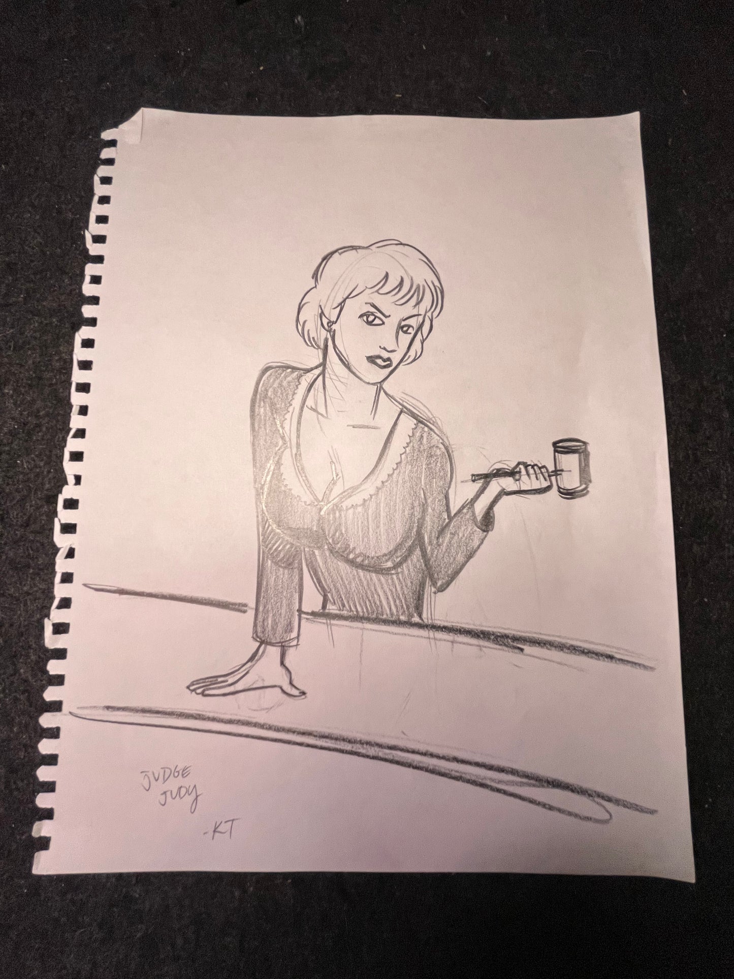 Illustrations from College Humor Sketch - Signed by Kait Thompson