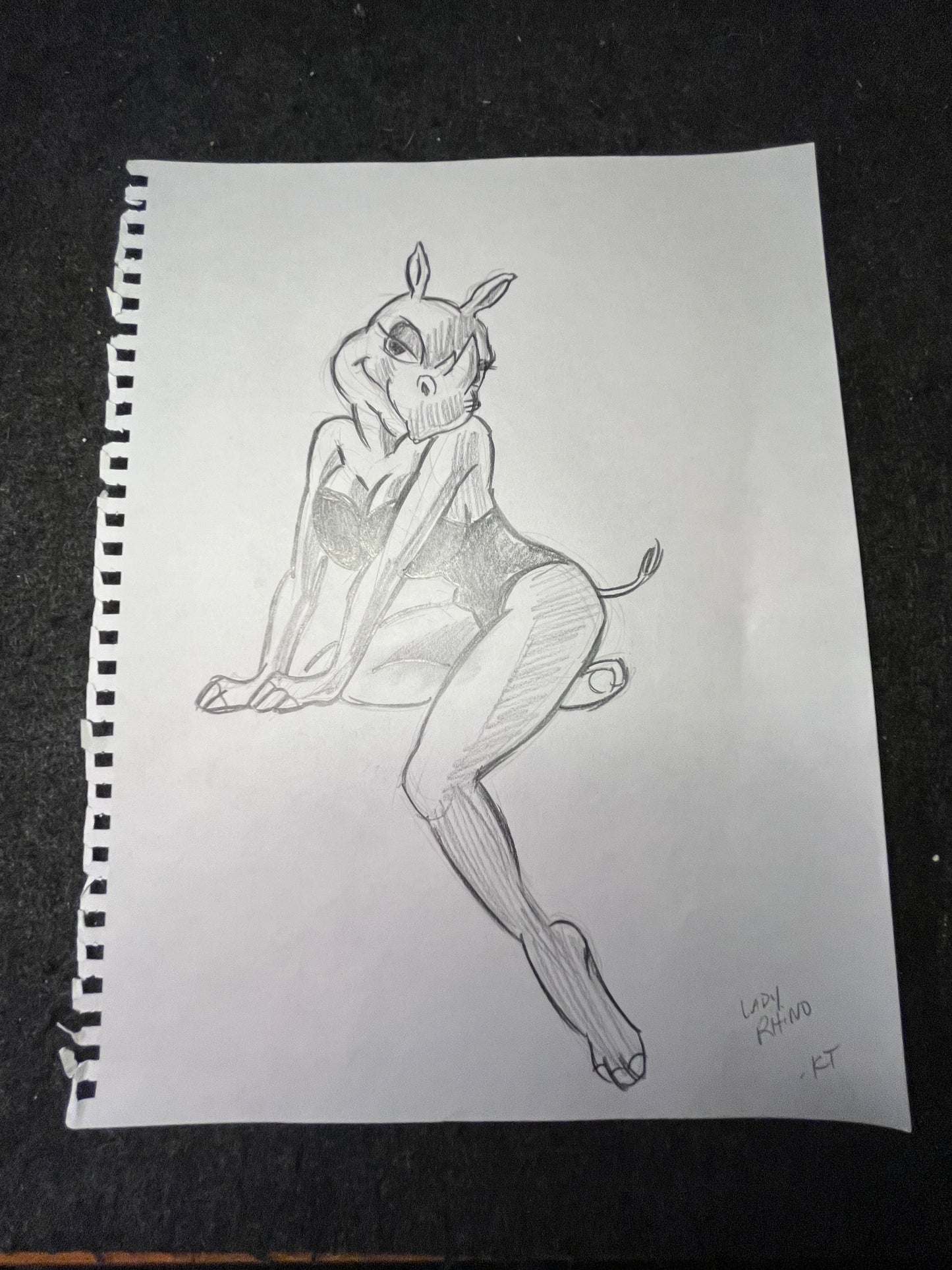 Illustrations from College Humor Sketch - Signed by Kait Thompson