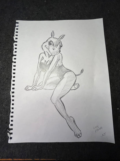 Illustrations from College Humor Sketch - Signed by Kait Thompson