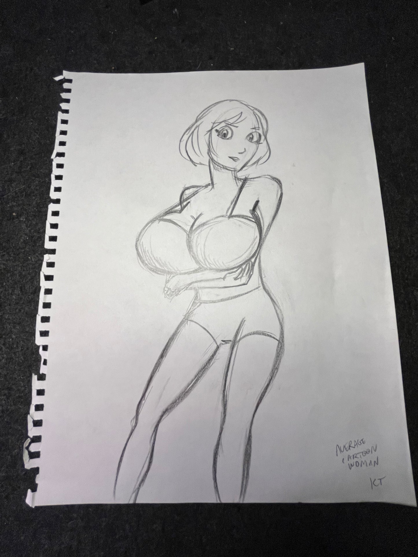 Illustrations from College Humor Sketch - Signed by Kait Thompson