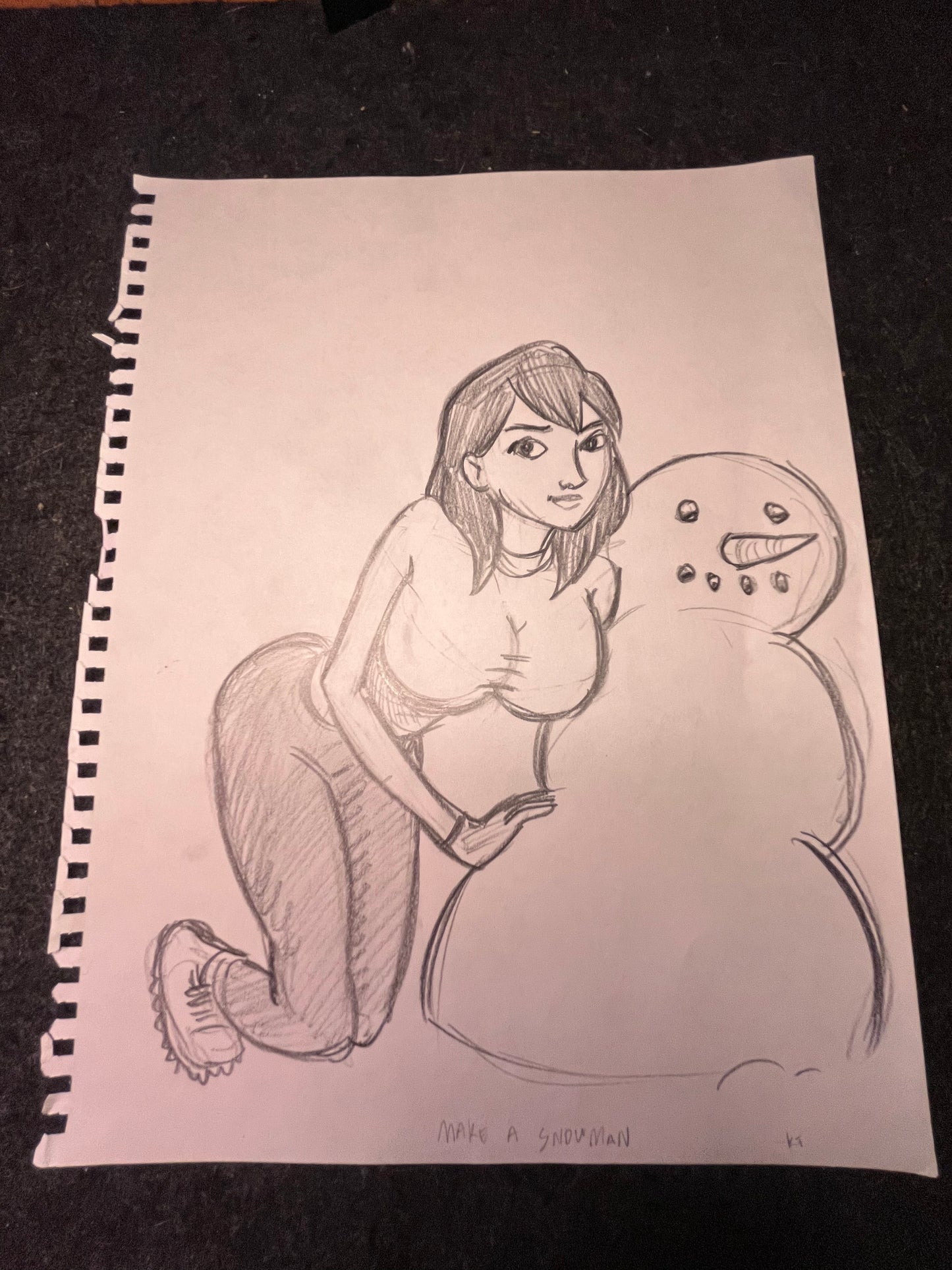Illustrations from College Humor Sketch - Signed by Kait Thompson