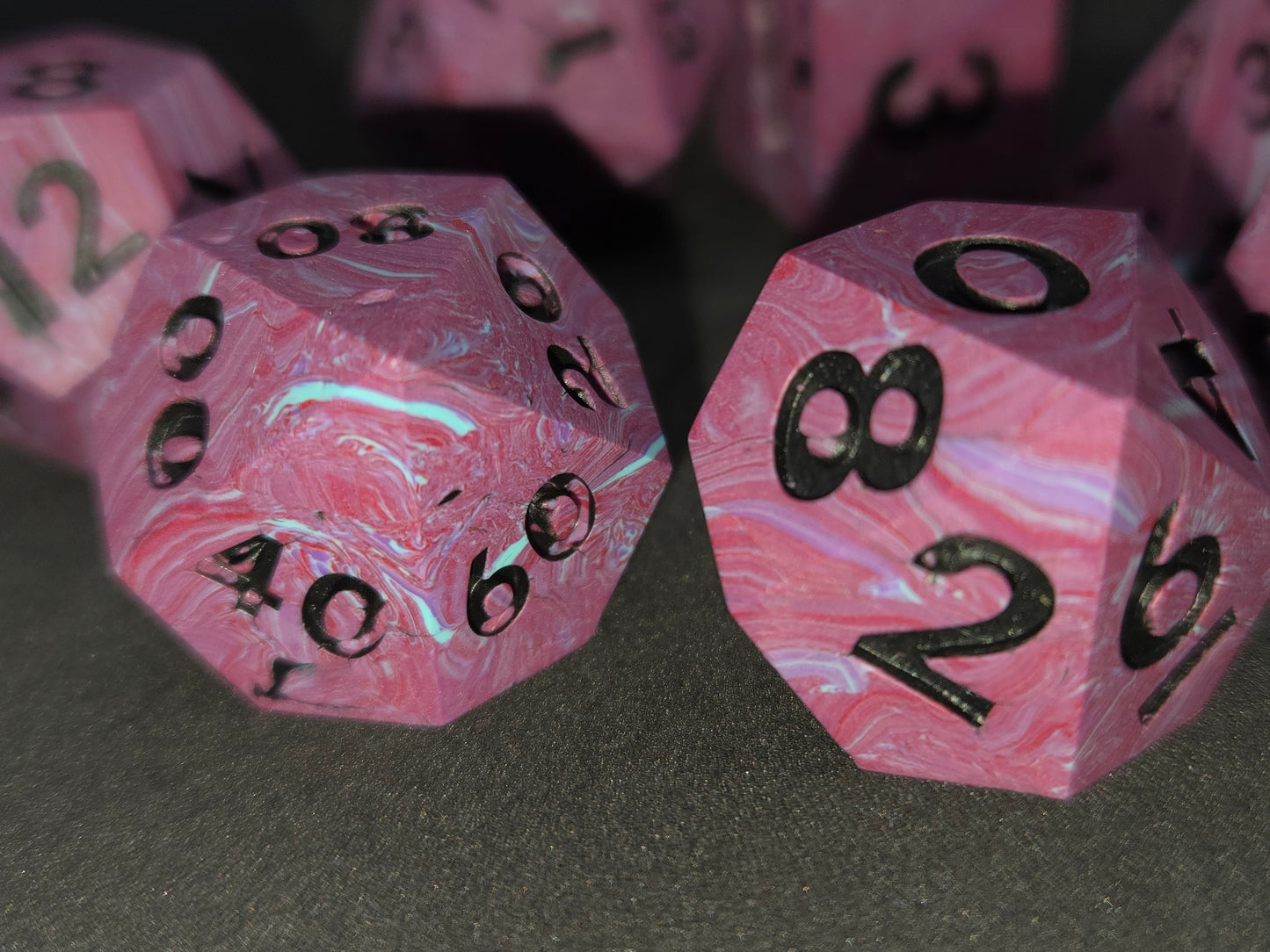Berry Swirl - 7-Piece Dice Set