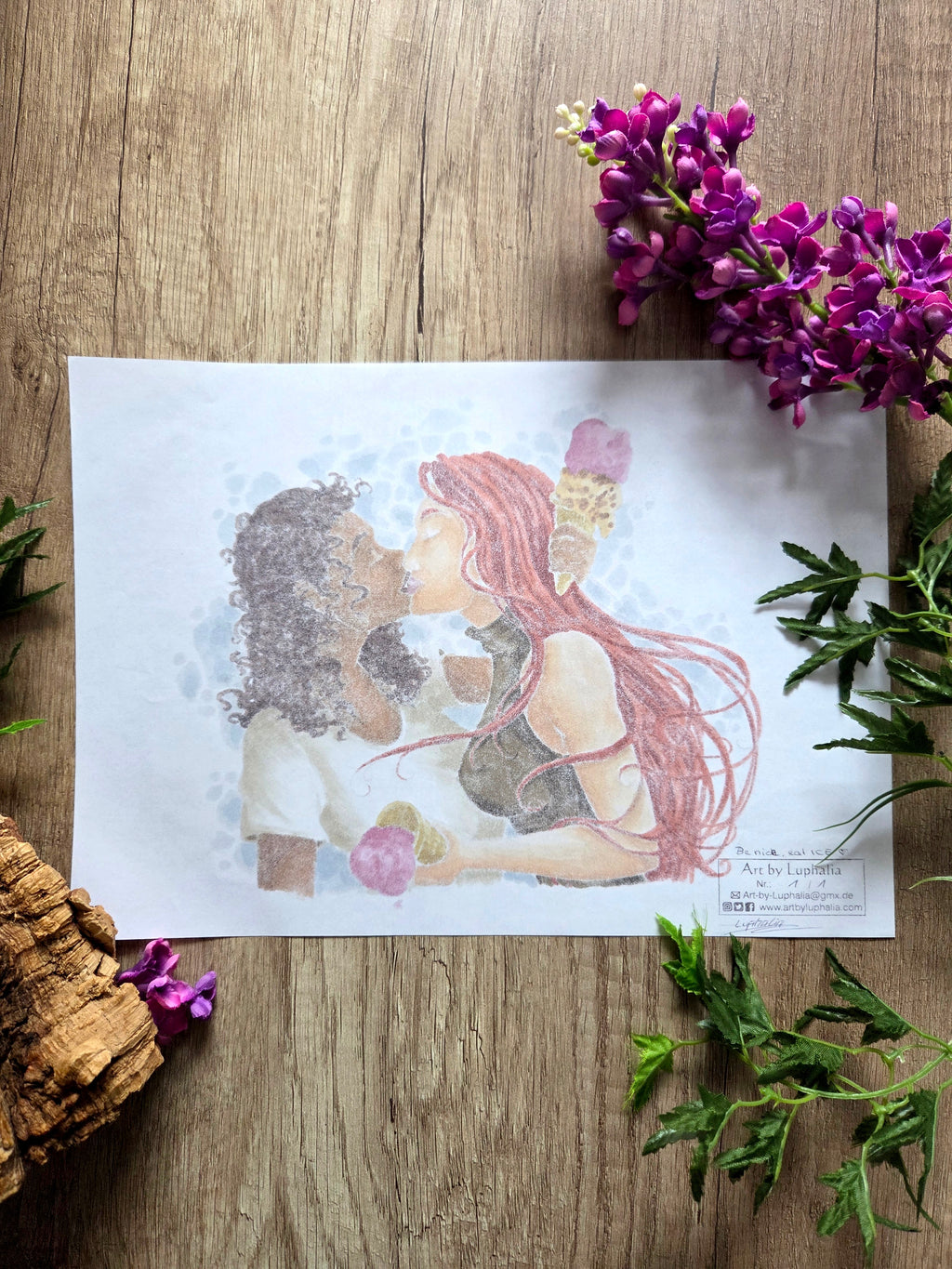 Be Nice, Eat ICE - Original Artwork