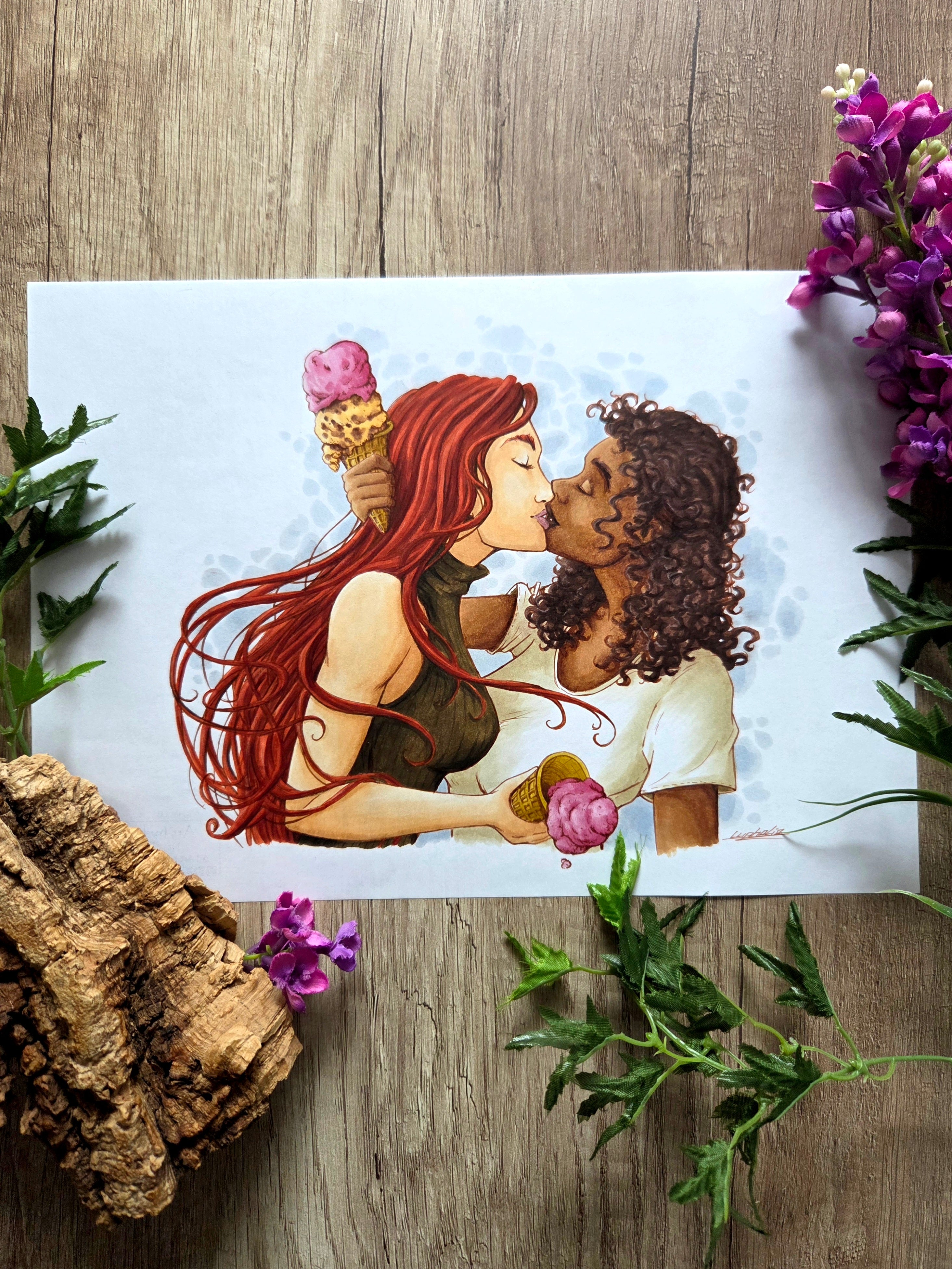 Be Nice, Eat ICE - Original Artwork