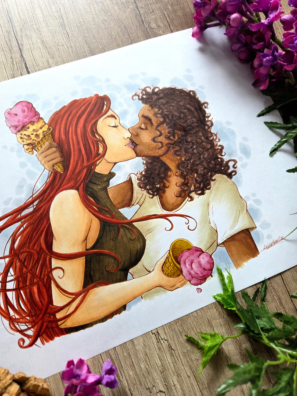 Be Nice, Eat ICE - Original Artwork