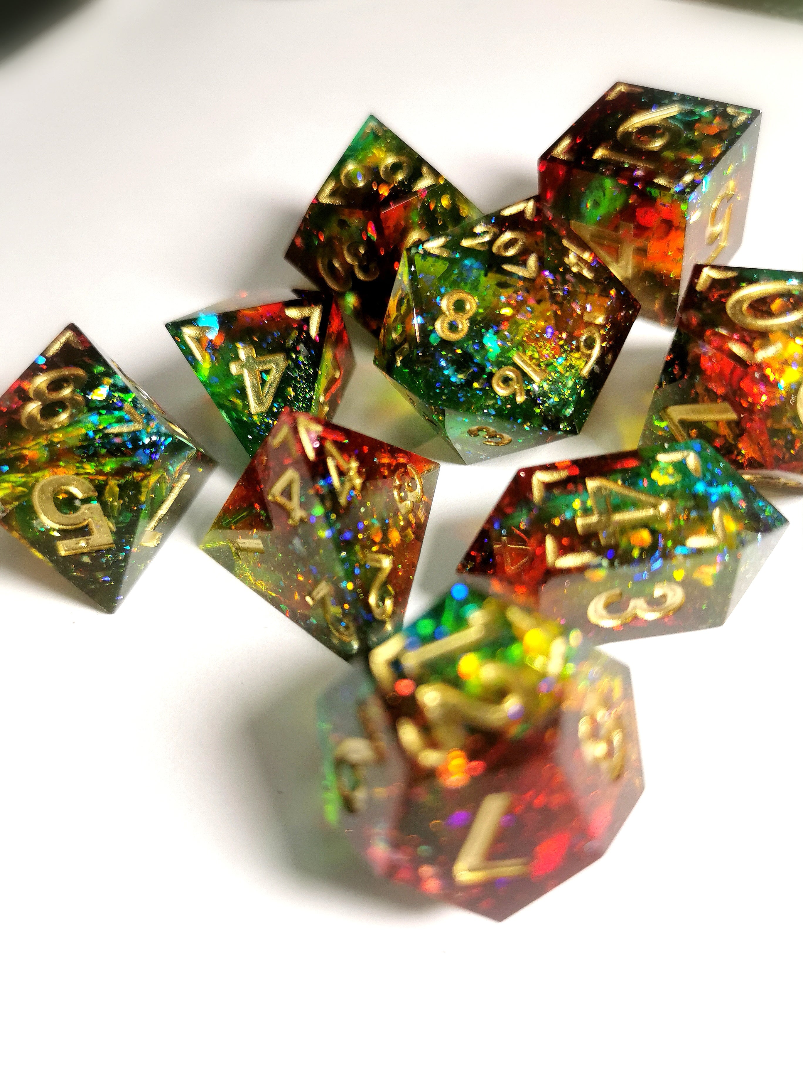 Taste the Rainbow - 9-Piece Dice Set
