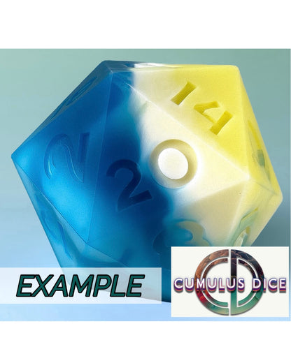 Custom Jumbo Silicone D20 (Listing 1)