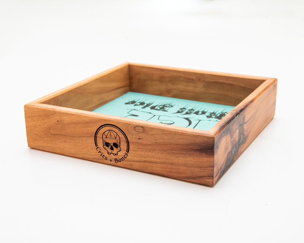 Fuck Ice, Roll Dice - Rolling Tray + Two Chessex Dice Sets Bundle