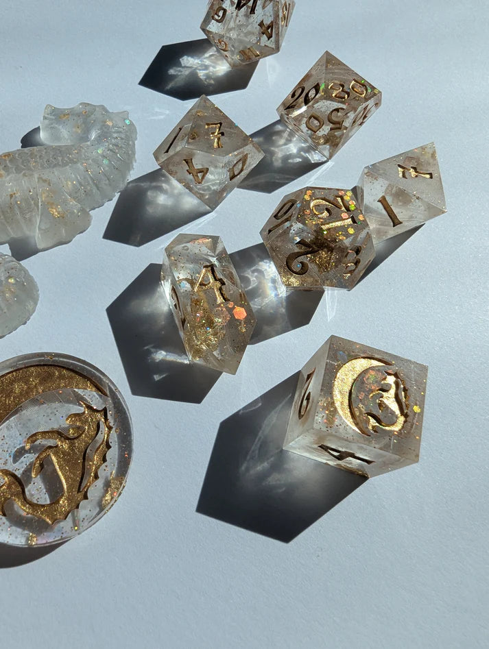 Effervescent Angels - 8-Piece Dice Set