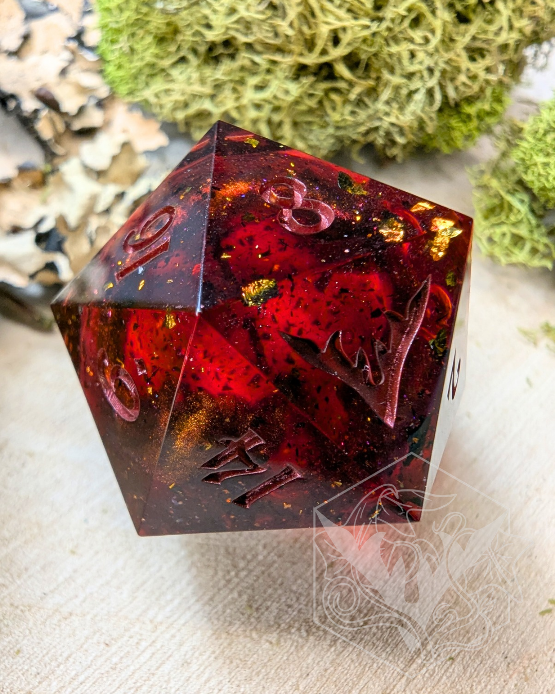 Garnet - 25mm Standard D20