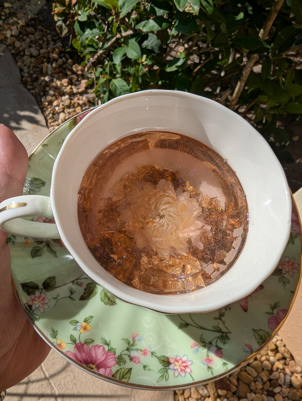 Hot Tea Melts Ice - Teacup Dice Roller