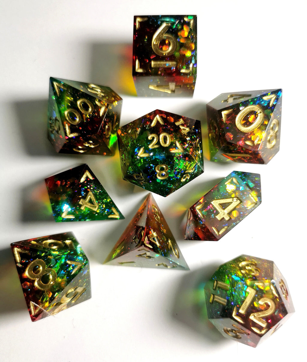 Taste the Rainbow - 9-Piece Dice Set