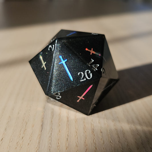 Never Give Up on the Fight - 40mm d20