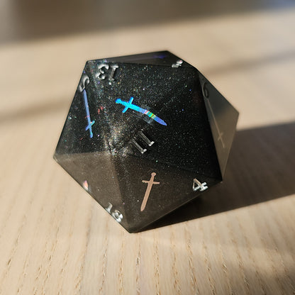 Never Give Up on the Fight - 40mm d20