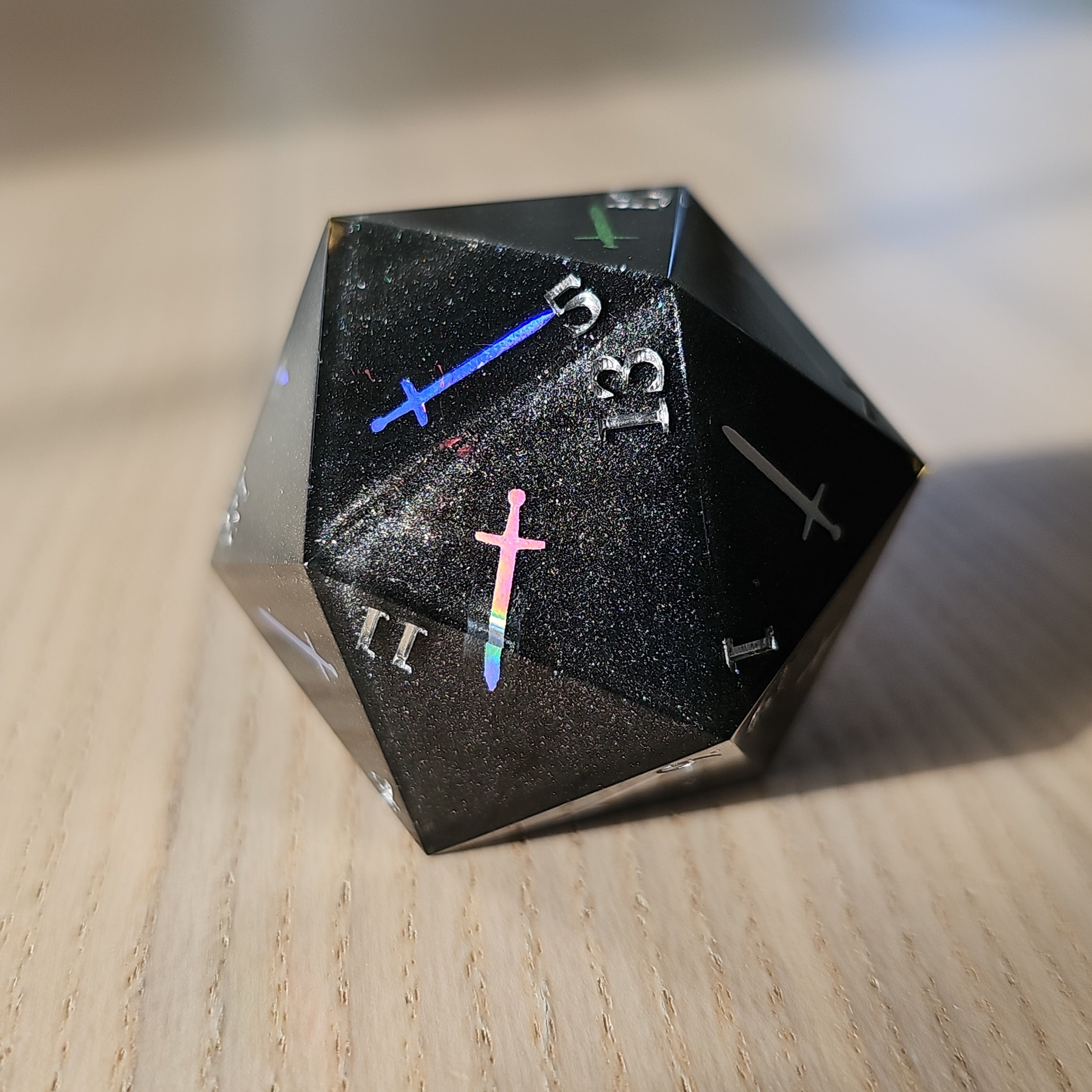 Never Give Up on the Fight - 40mm d20