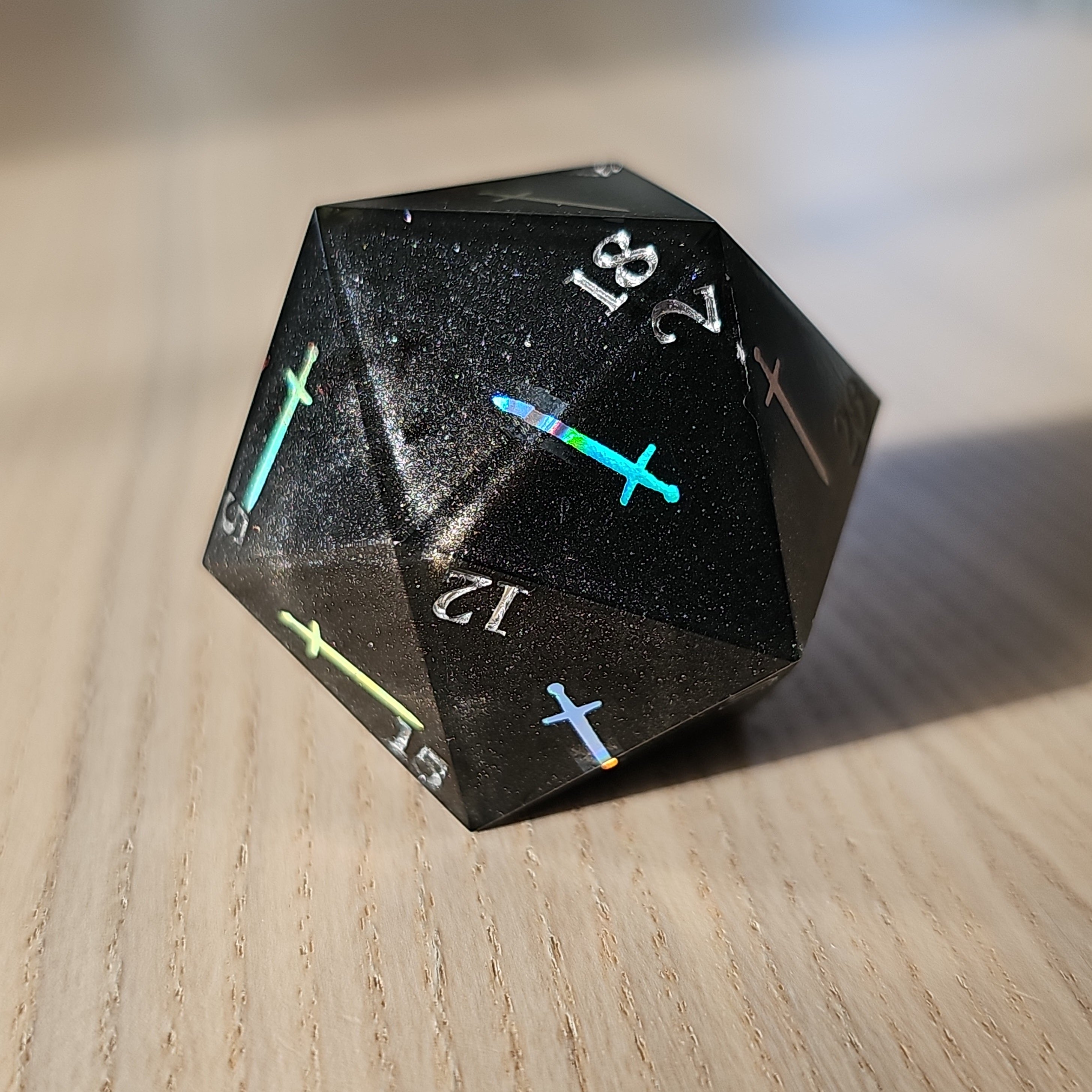 Never Give Up on the Fight - 40mm d20