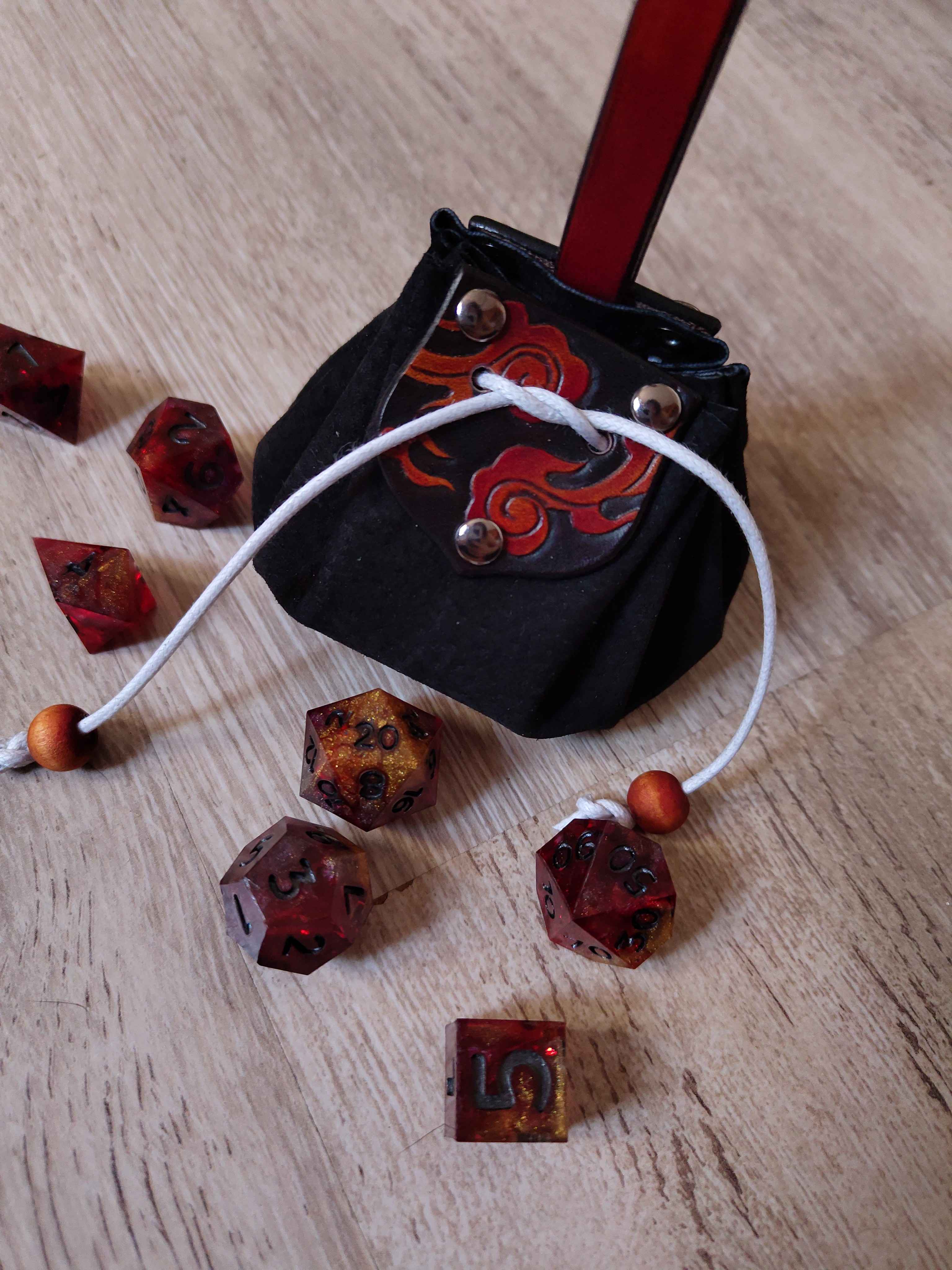 Fireballs are ALWAYS the answer - Dice Bag