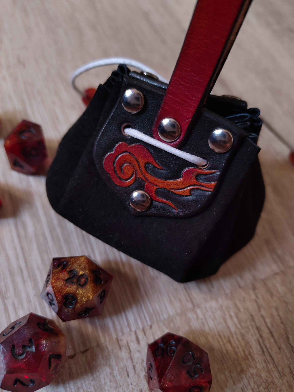 Fireballs are ALWAYS the answer - Dice Bag