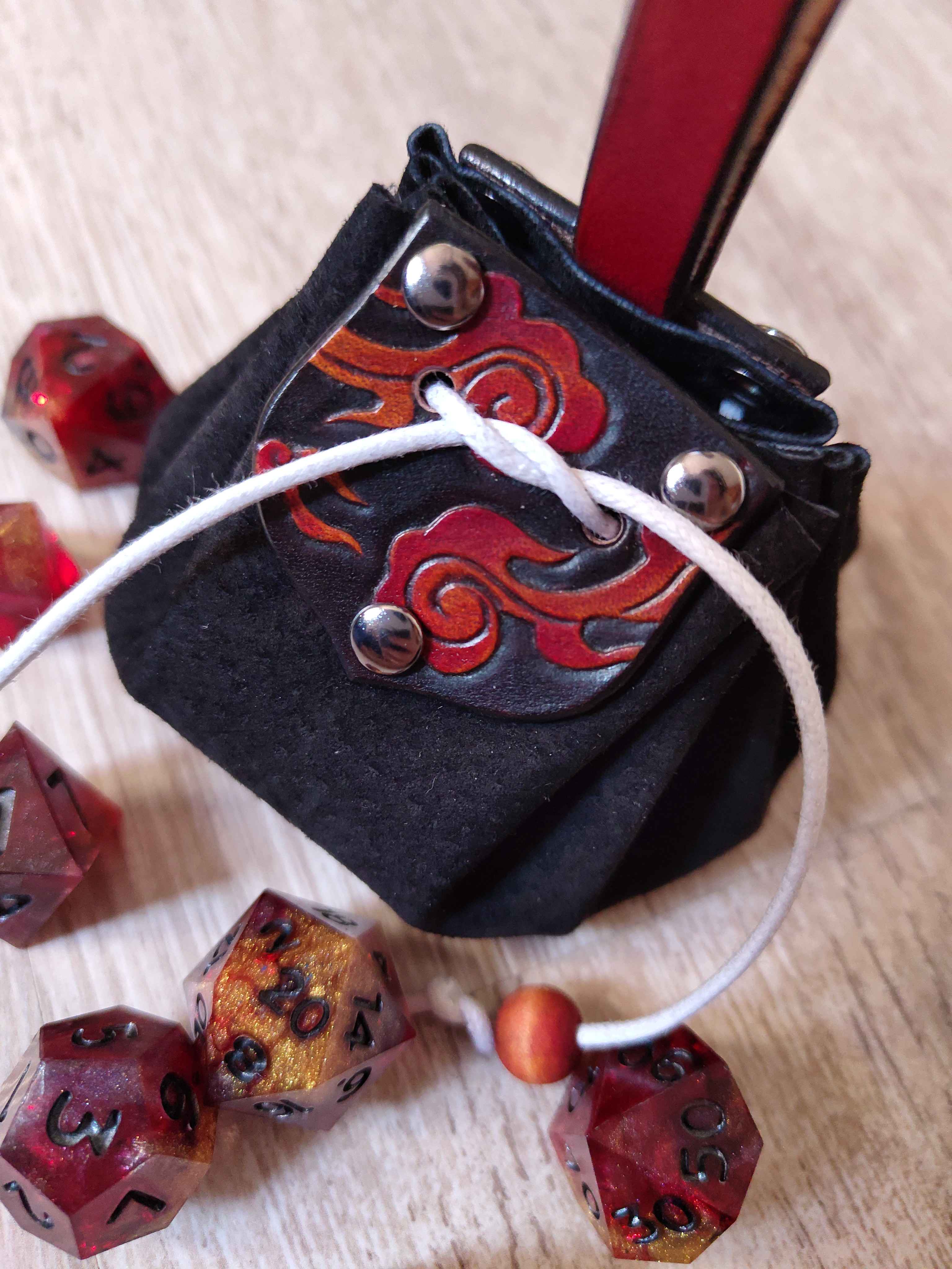 Fireballs are ALWAYS the answer - Dice Bag