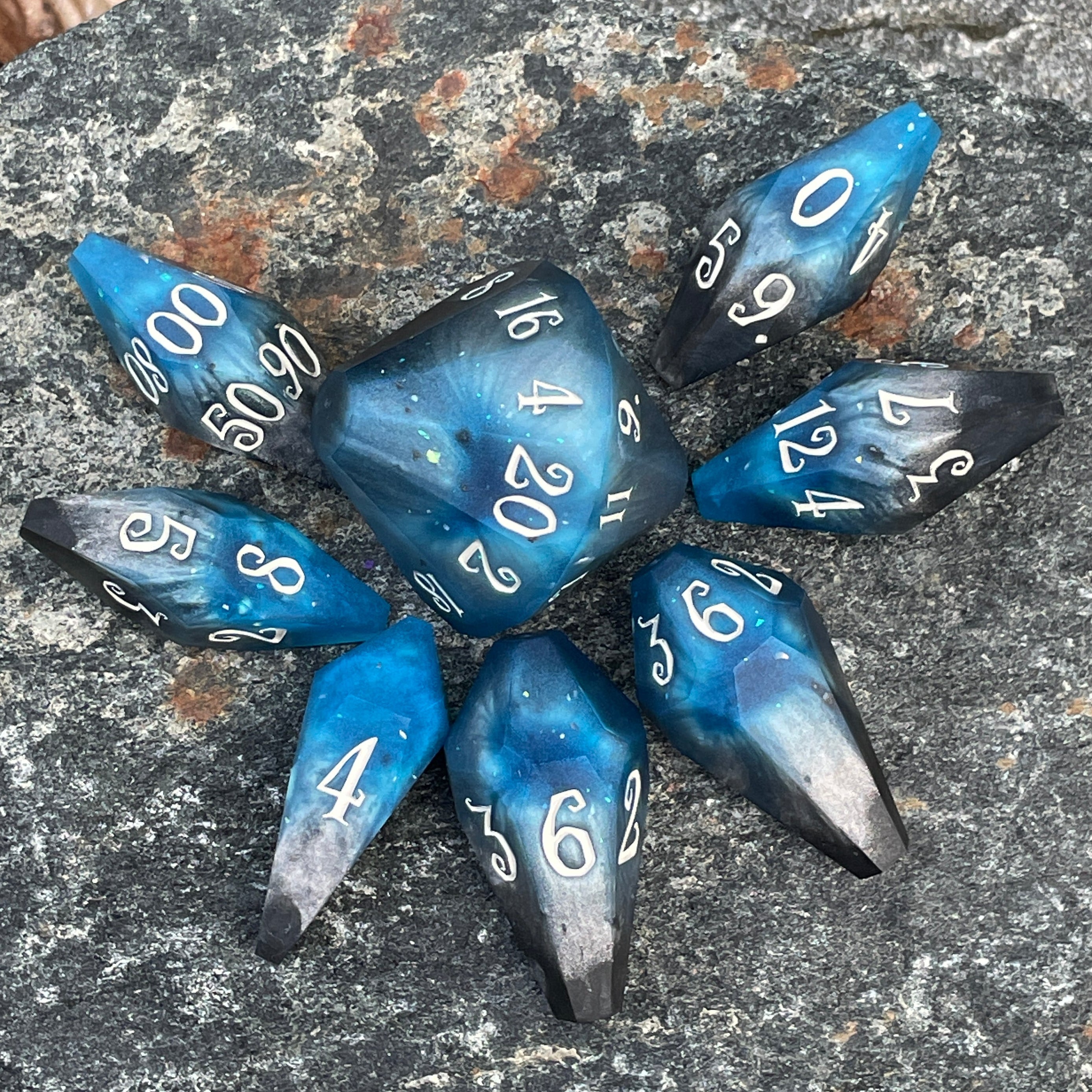 Melt Into Darkness - 8-Piece Dice Set