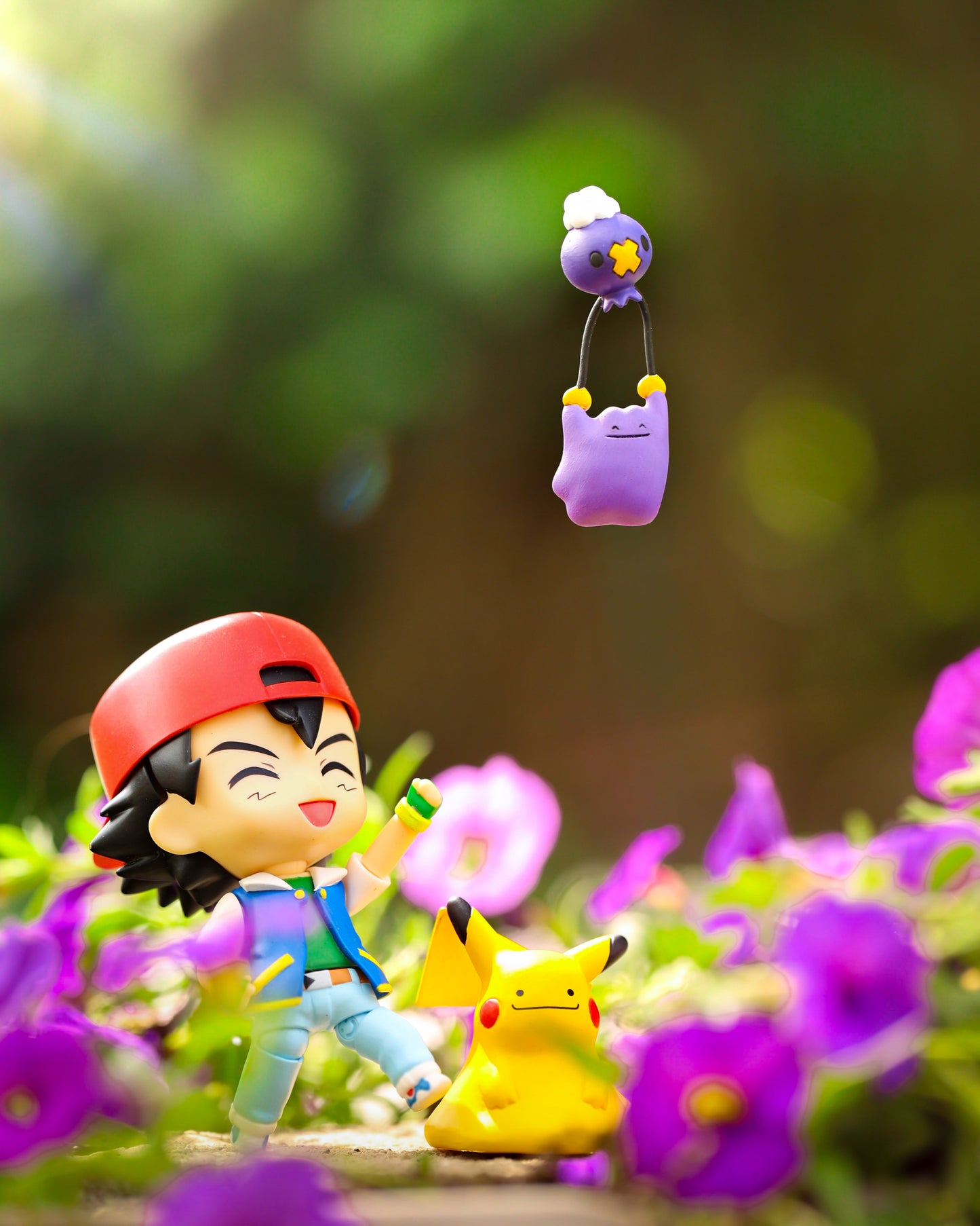 Captain Dangerous Print - Pokémon, Ash and Ditto