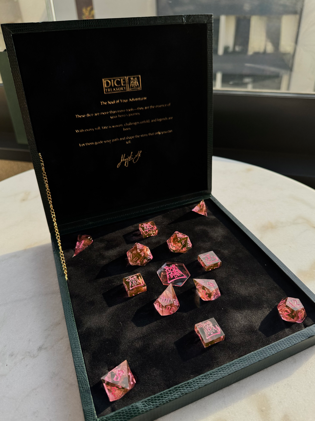 Sakura - 13-Piece Dice Set