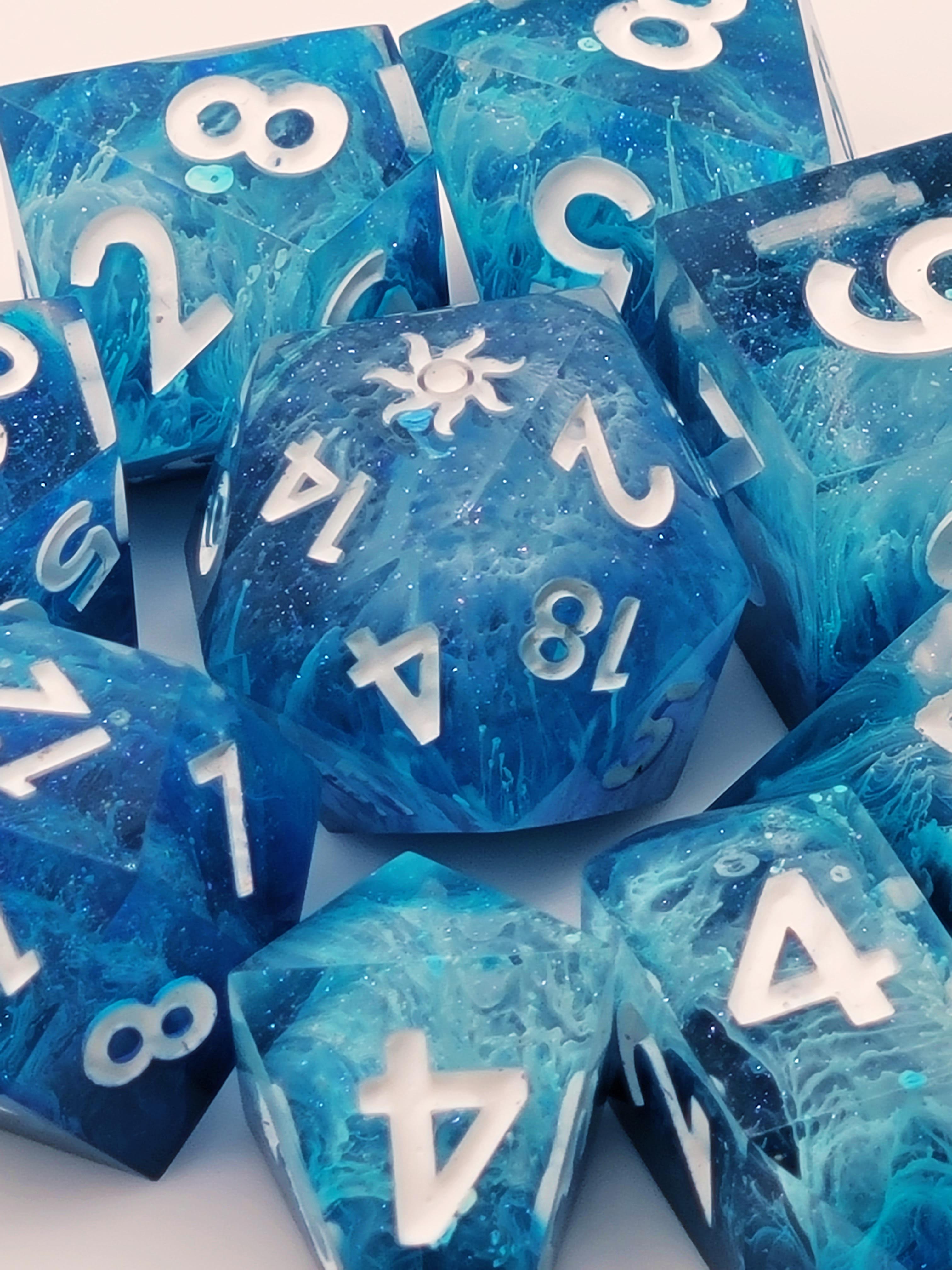 Ice Storm | 9-Piece Petri Dice Set