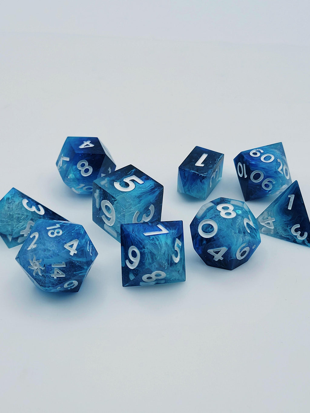 Ice Storm | 9-Piece Petri Dice Set