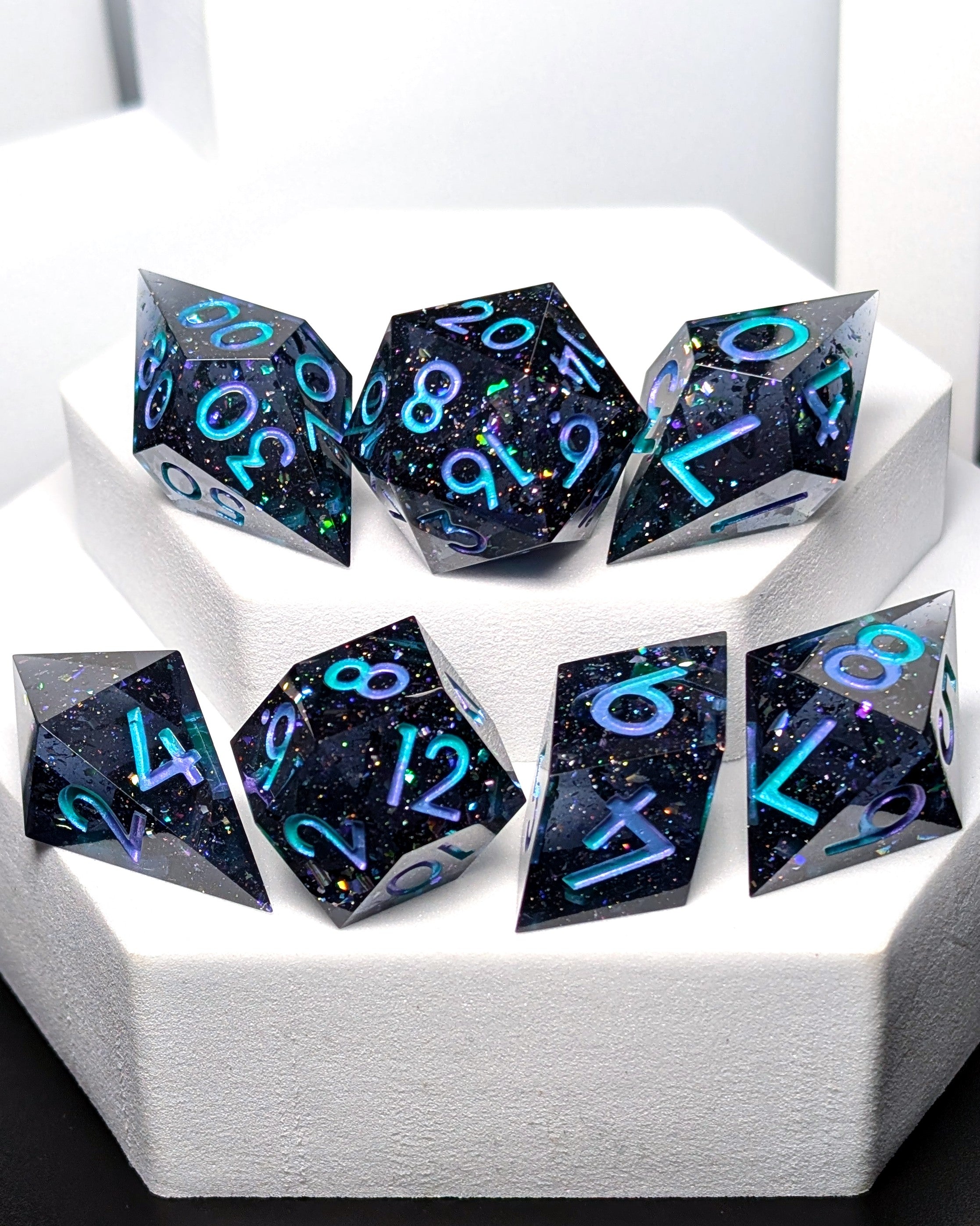 It Was Supposed To Be Space Travel - 7-Piece Dice Set
