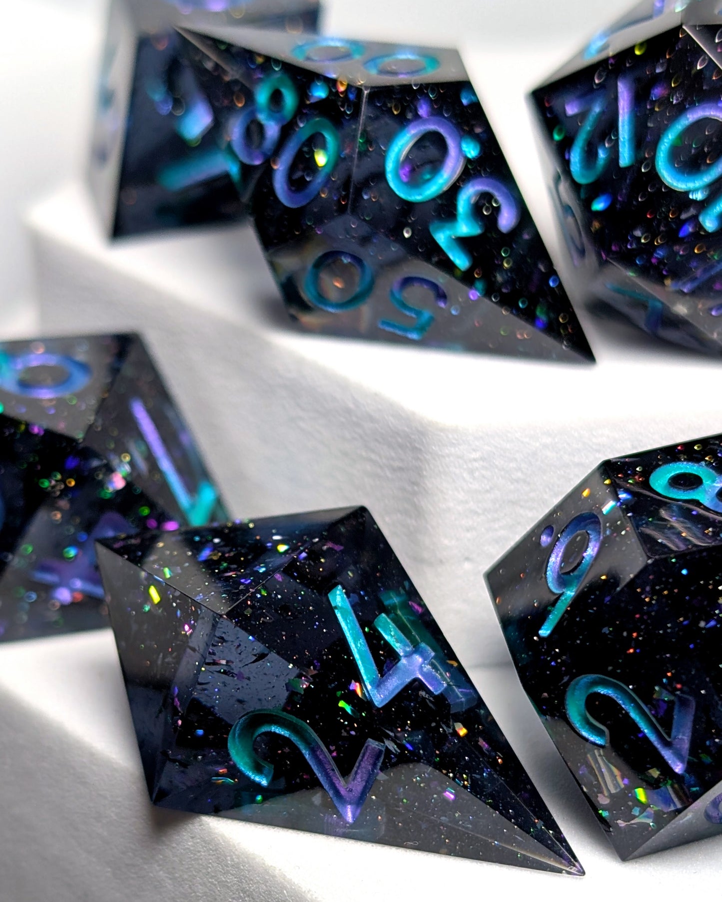 It Was Supposed To Be Space Travel - 7-Piece Dice Set