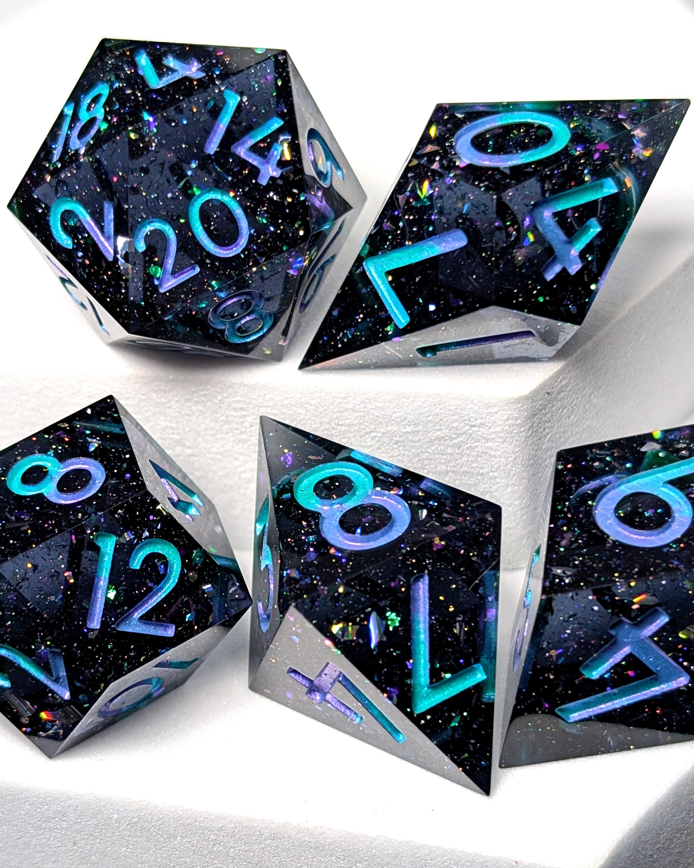 It Was Supposed To Be Space Travel - 7-Piece Dice Set