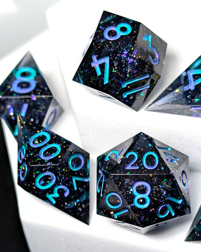 It Was Supposed To Be Space Travel - 7-Piece Dice Set