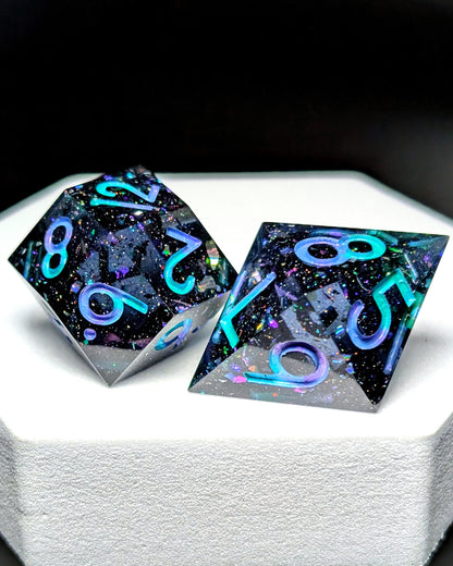 It Was Supposed To Be Space Travel - 7-Piece Dice Set