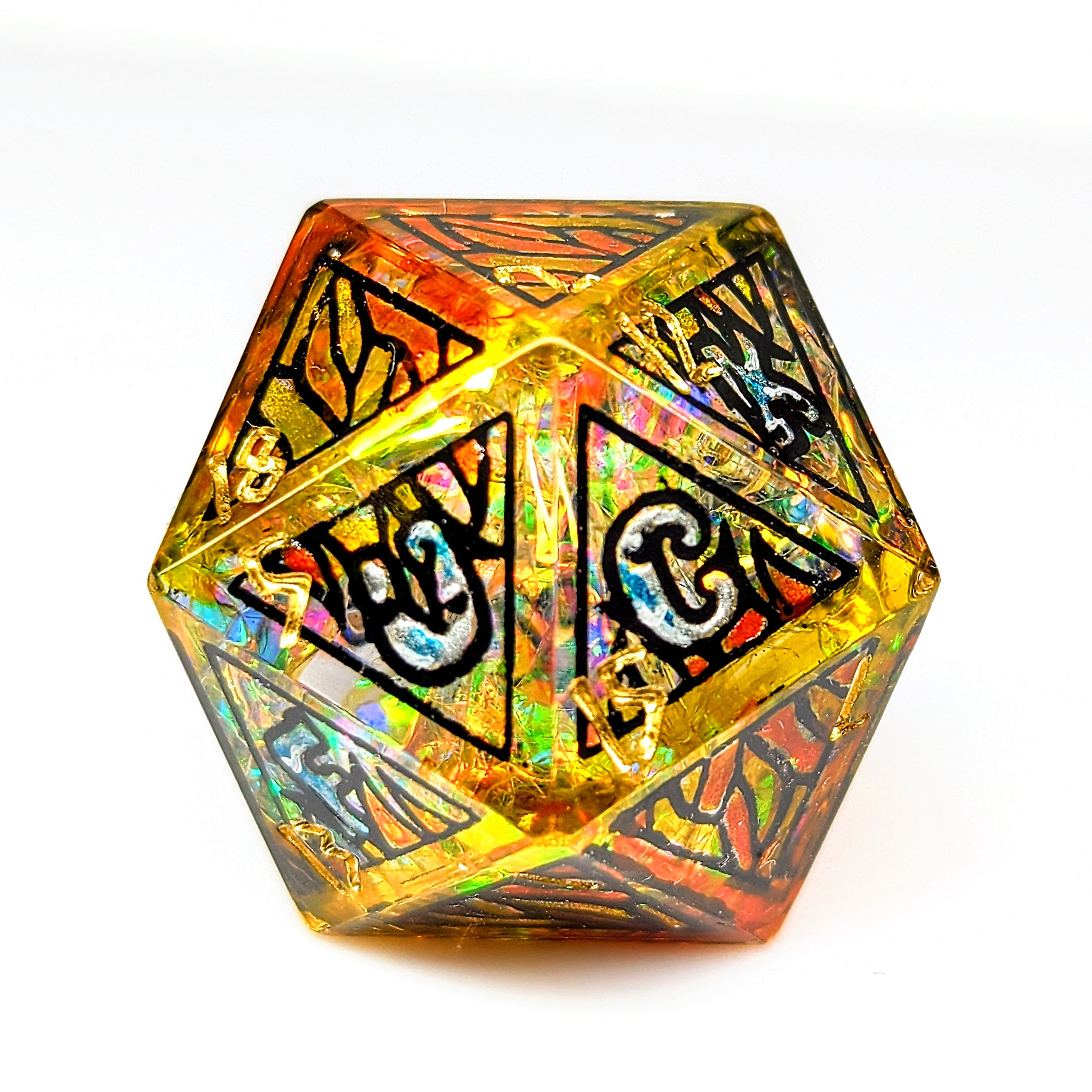 Fireballs Melt Ice - 32mm d20