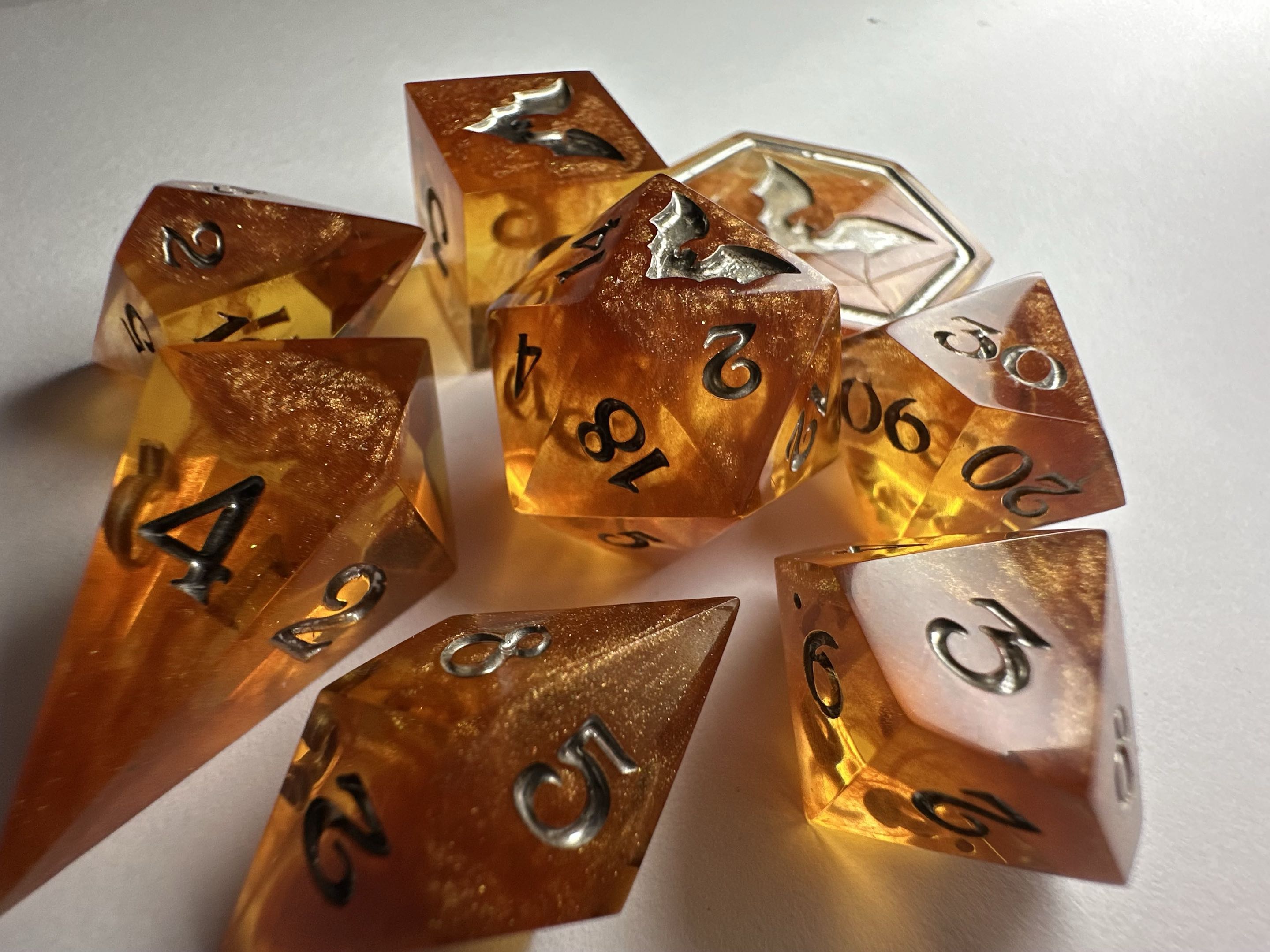 Burn them Down - 8-Piece Dice Set
