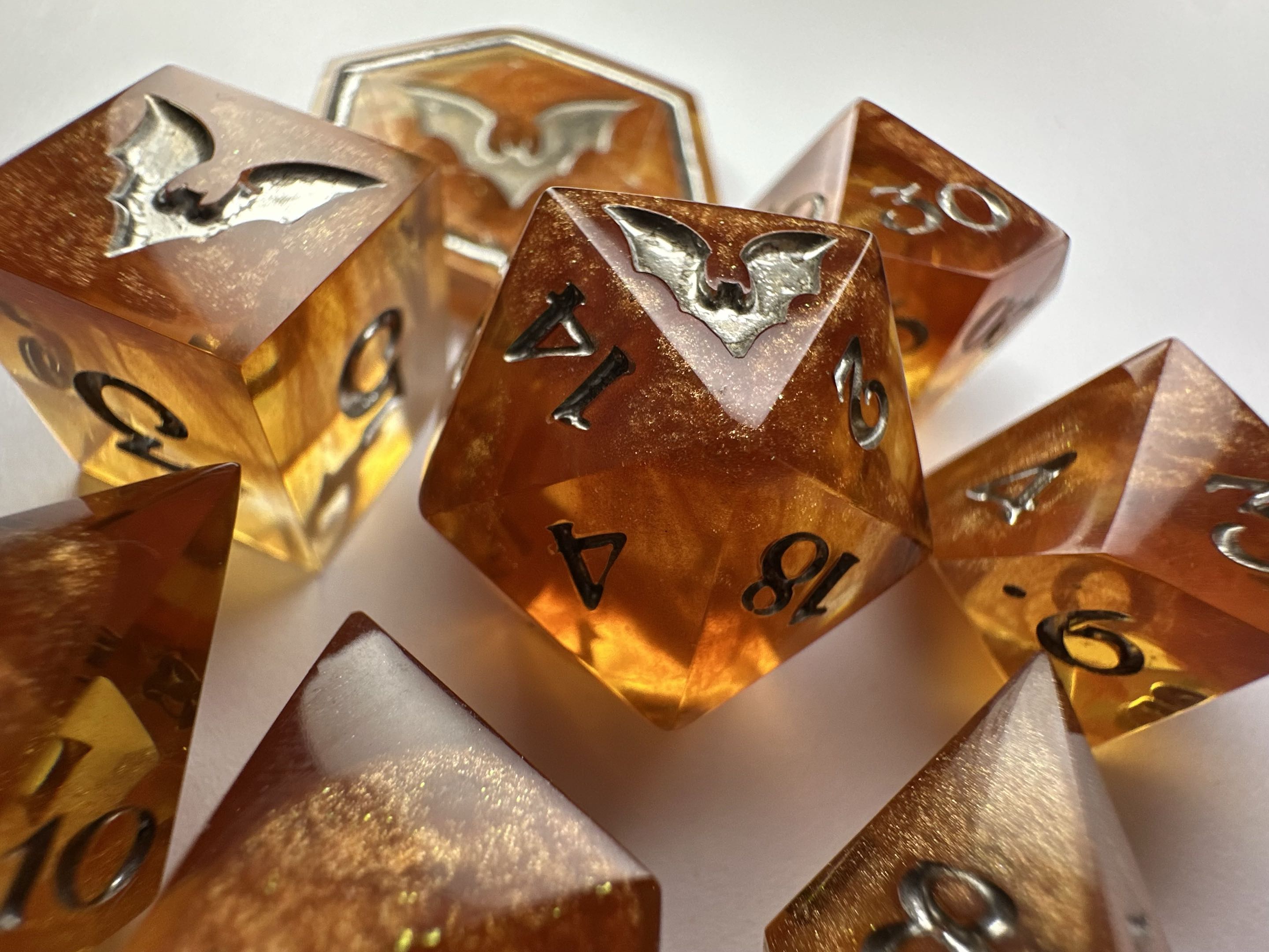Burn them Down - 8-Piece Dice Set