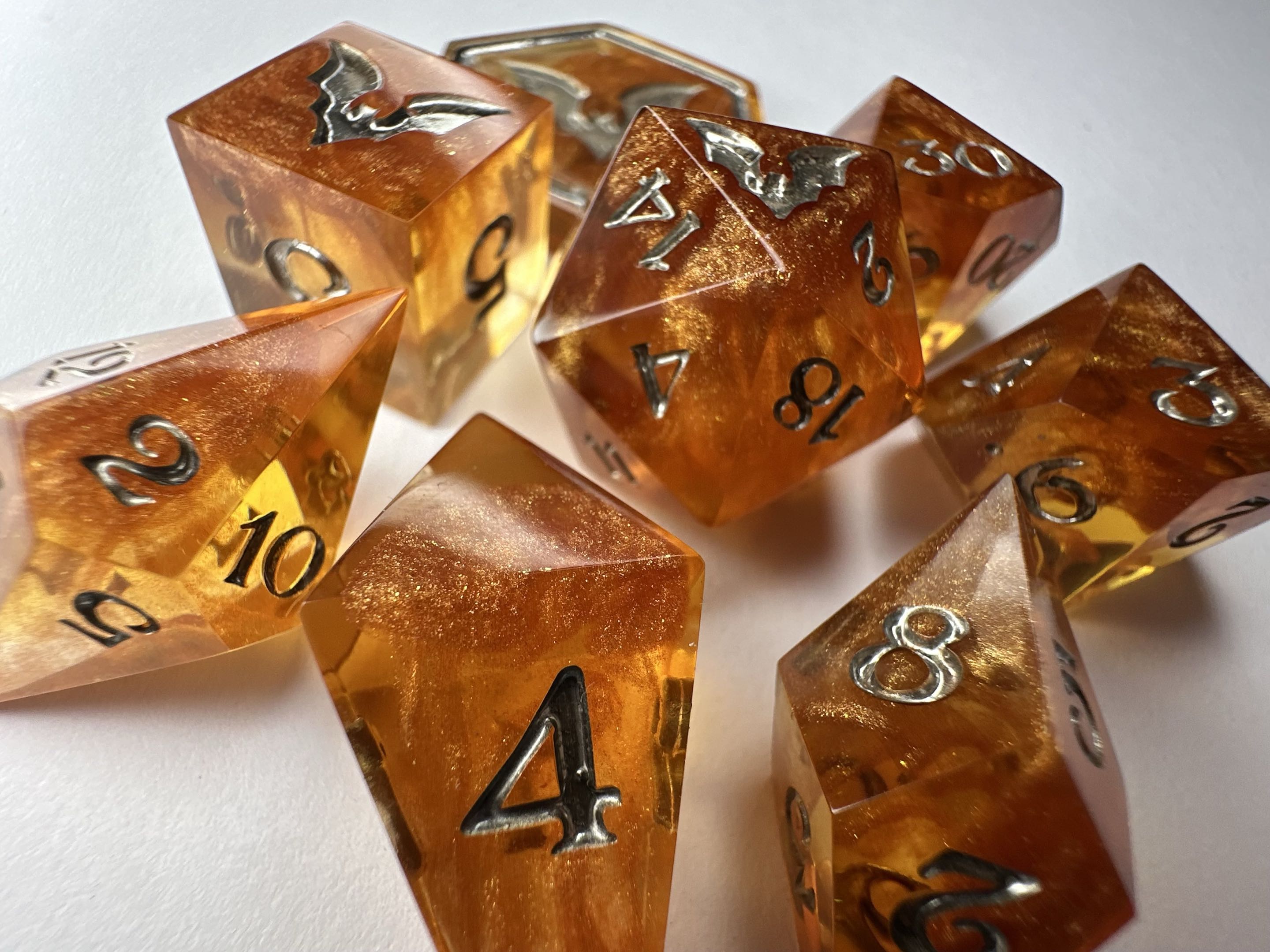 Burn them Down - 8-Piece Dice Set