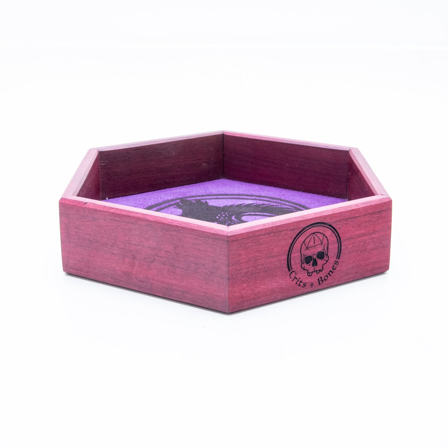 Purpleheart Rebel Loon Hex Rolling Tray