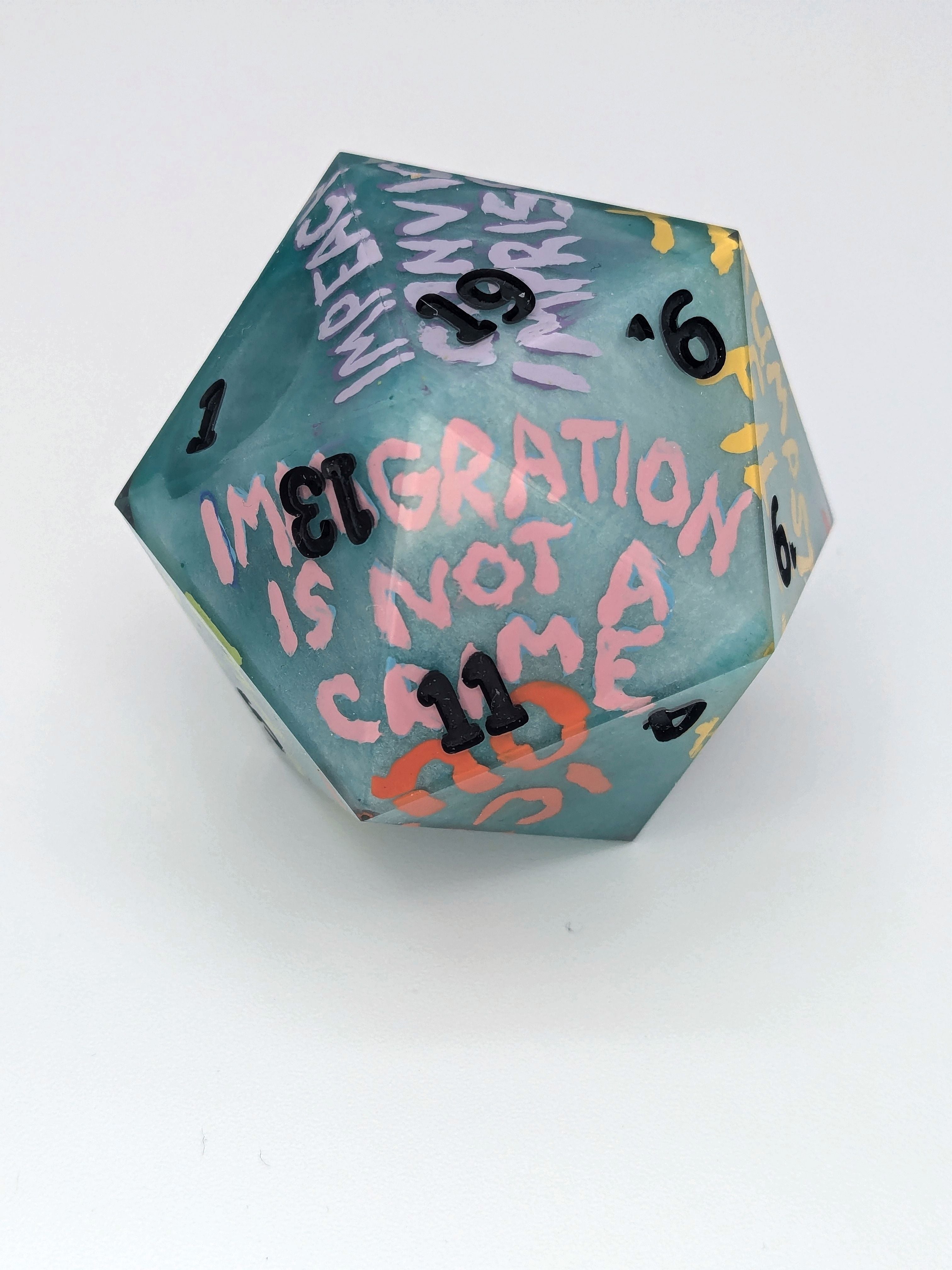 ICE Out Protest Chonk #1 - 55mm d20