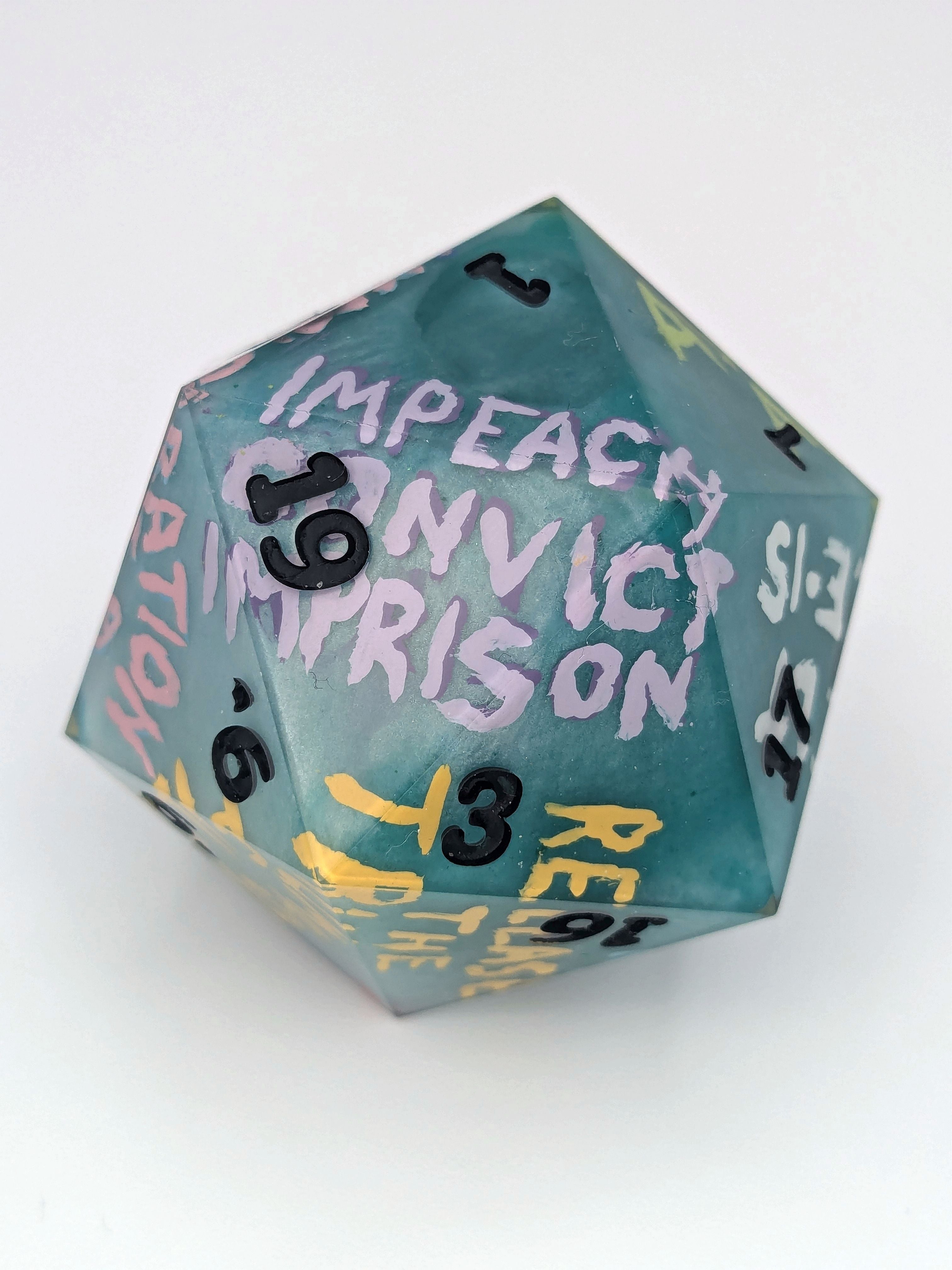 ICE Out Protest Chonk #1 - 55mm d20