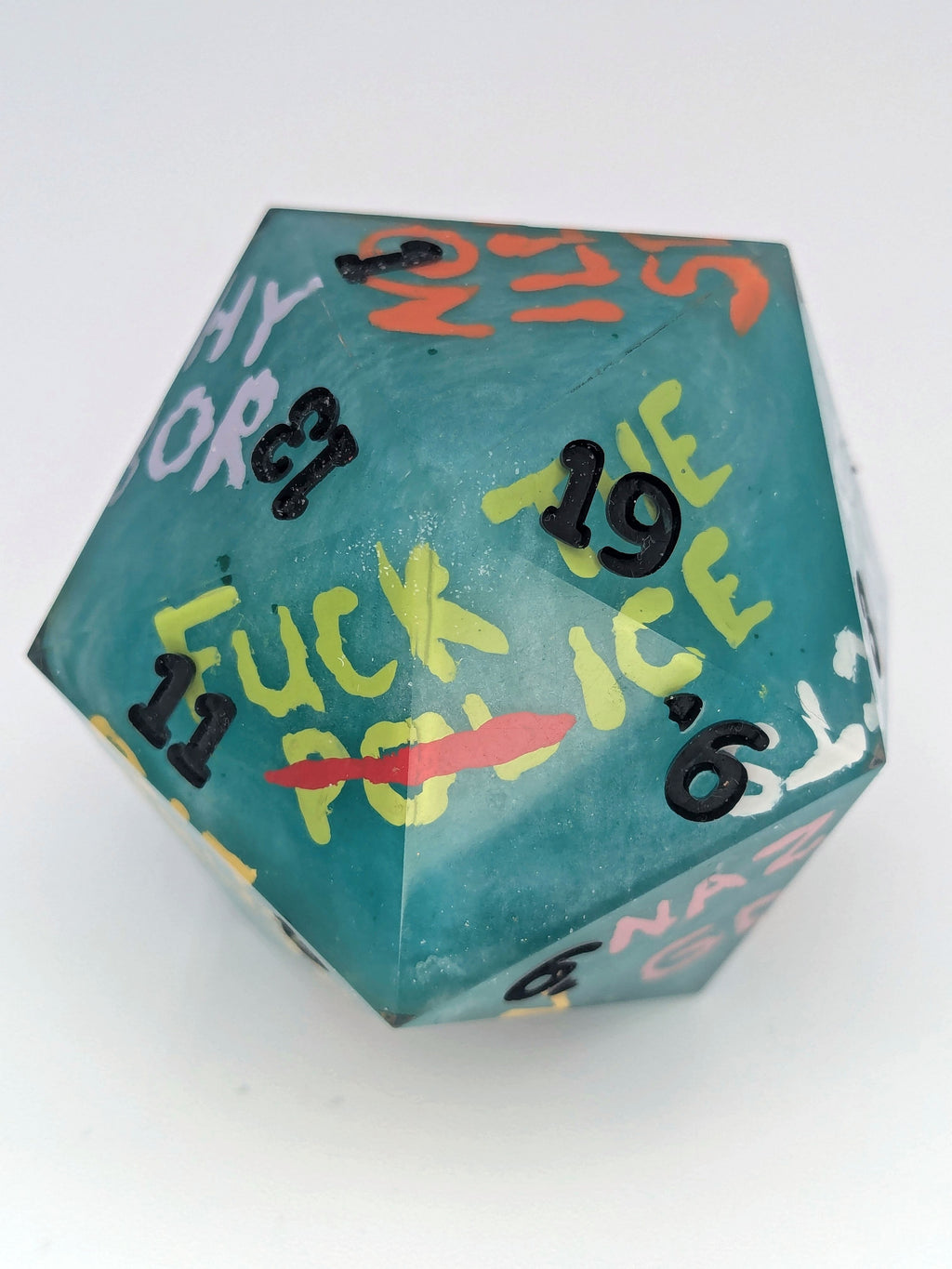 ICE Out Protest Chonk #2 - 55mm d20